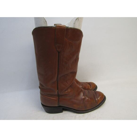 Texas Brand Mens Size 8.5 D Brown Leather Western Cowboy Boots main image 11